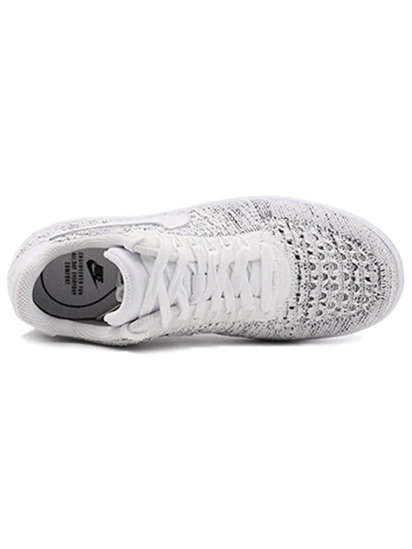 Кроссовки air force 1 flyknit низкие Nike — изображение 4 из 4, белый/черный