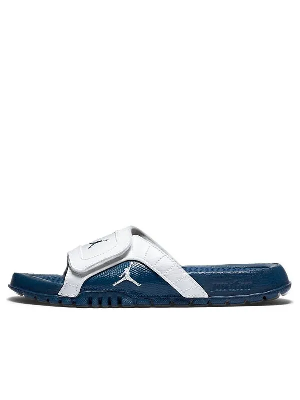 Тапочки hydro 12 retro whitefrench blue Air Jordan — изображение 1 из 3, белый/синий
