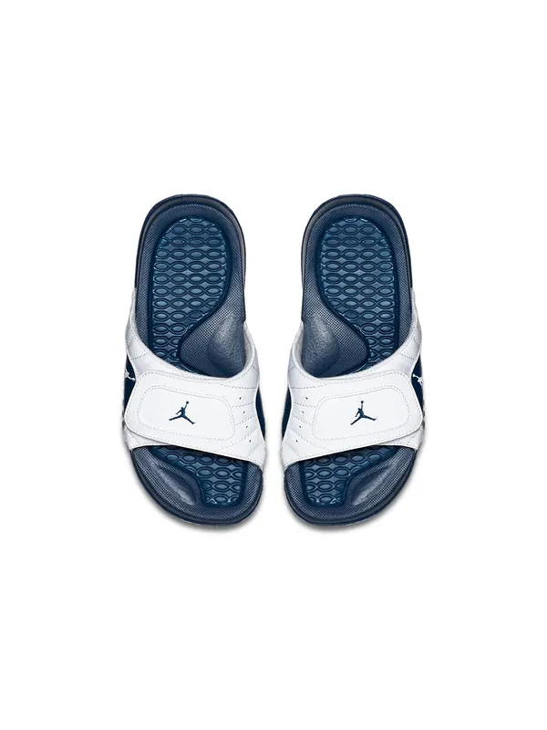 Тапочки hydro 12 retro whitefrench blue Air Jordan — изображение 2 из 3, белый/синий