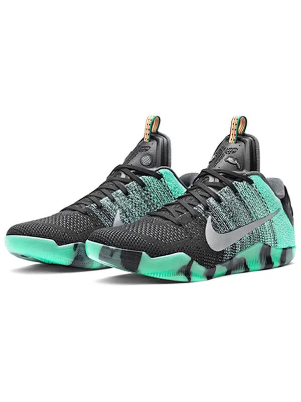 Кроссовки kobe 11 elite low Nike — изображение 2 из 4, зеленый/черный