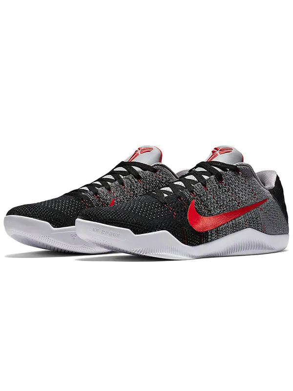 Кроссовки kobe 11 elite low Nike — изображение 3 из 4, серый/красный-черный
