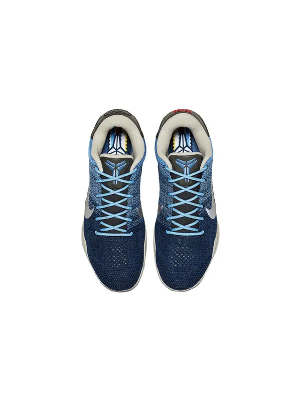 Кроссовки kobe 11 elite low Nike — изображение 3 из 4, серебристый/синий