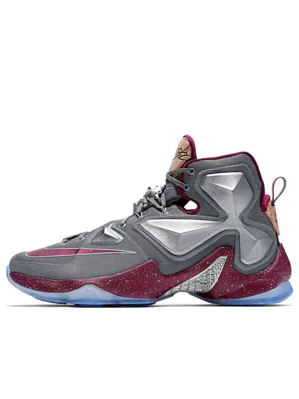 Кроссовки lebron 13 премьера Nike — изображение 1 из 4, серый/красный