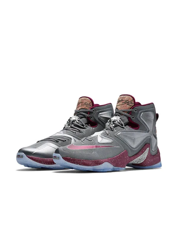 Кроссовки lebron 13 премьера Nike — изображение 4 из 4, серый/красный