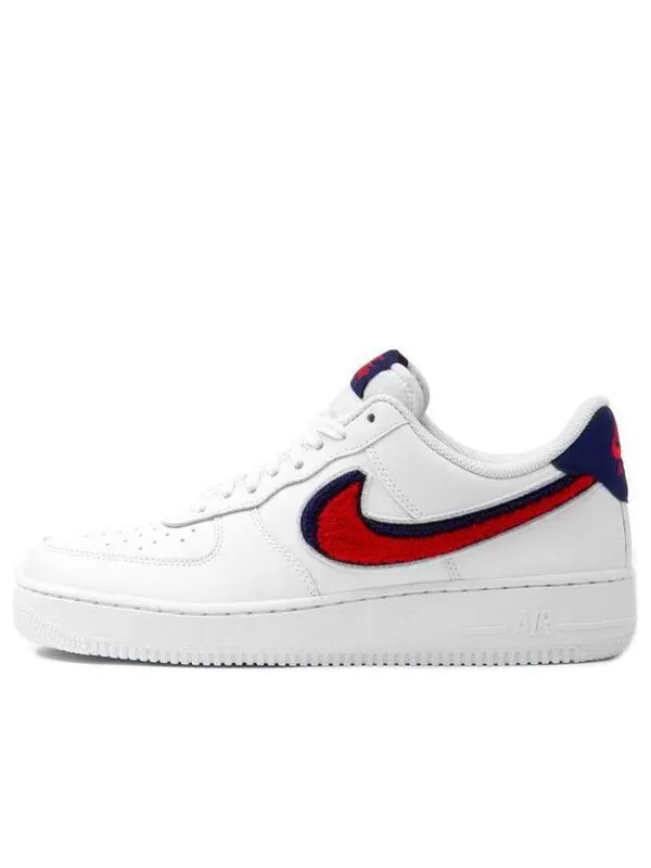 Кроссовки air force 1 07 lv8 Nike — изображение 1 из 4, белый/синий/красный