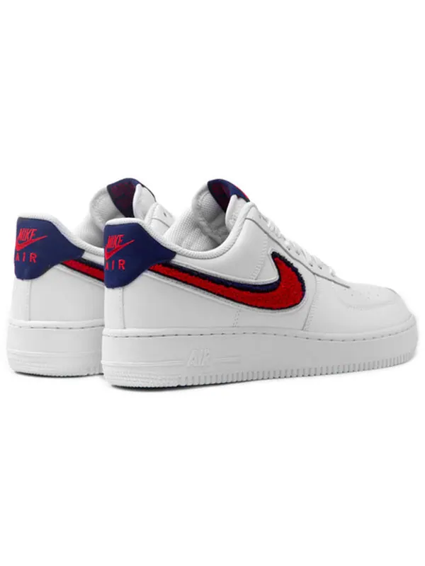 Кроссовки air force 1 07 lv8 Nike — изображение 4 из 4, белый/синий/красный