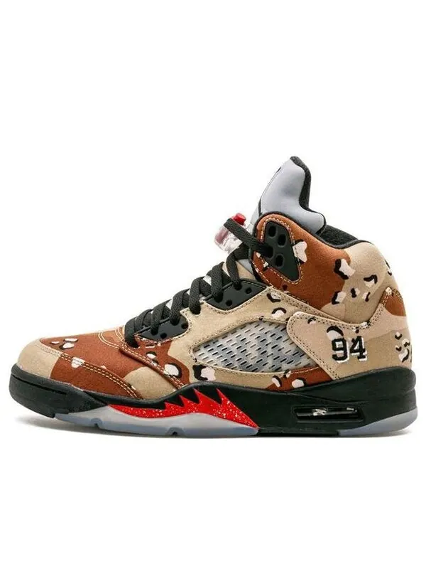 Кроссовки supreme x 5 ретро Air Jordan, мульитколор — изображение 1 из 4, мульти