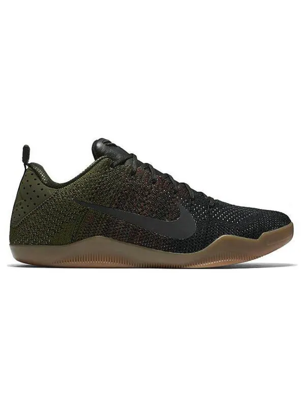 Кроссовки kobe 11 elite low 4kb Nike — изображение 2 из 4, черный/красный-зеленый