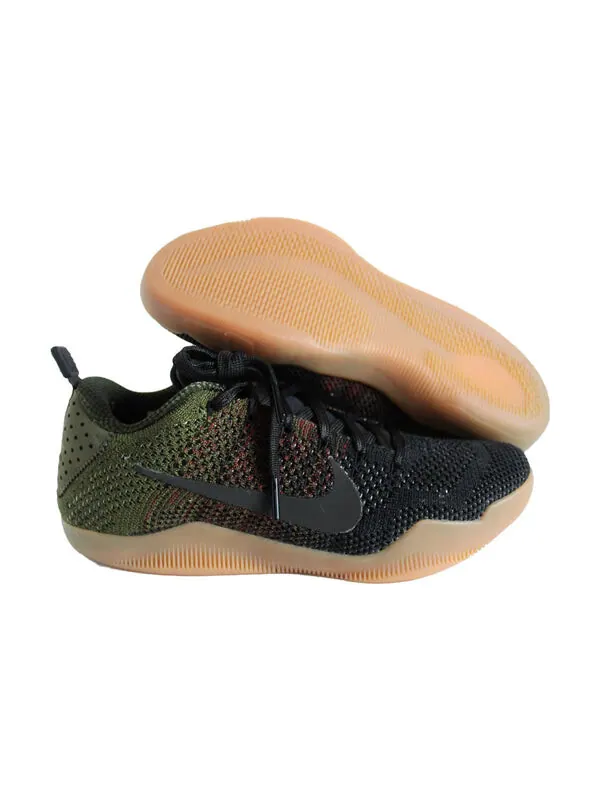 Кроссовки kobe 11 elite low 4kb Nike — изображение 4 из 4, черный/красный-зеленый