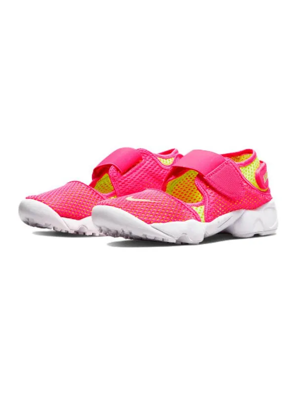 Сандалии air rift br спортивные розовые сандалии Nike — изображение 1 из 4, розовый/зеленый/белый