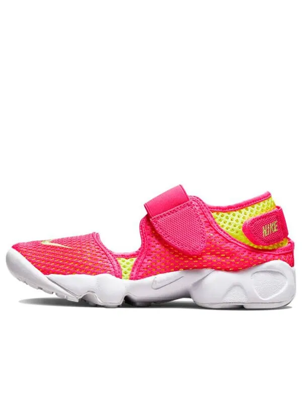 Сандалии air rift br спортивные розовые сандалии Nike — изображение 2 из 4, розовый/зеленый/белый