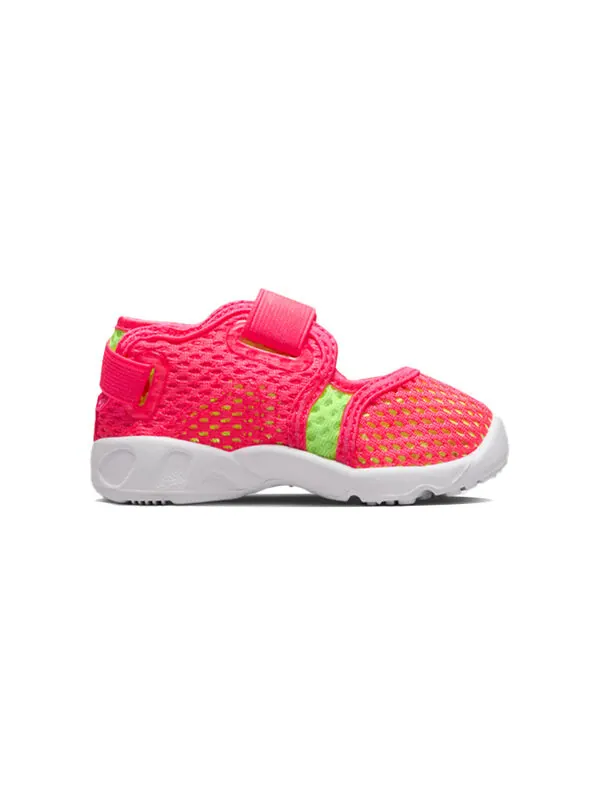 Сандалии (TD) Nike Little Rift BR 'Hyper Pink Ghost Green White' — изображение 2 из 4, розовый/зеленый/белый