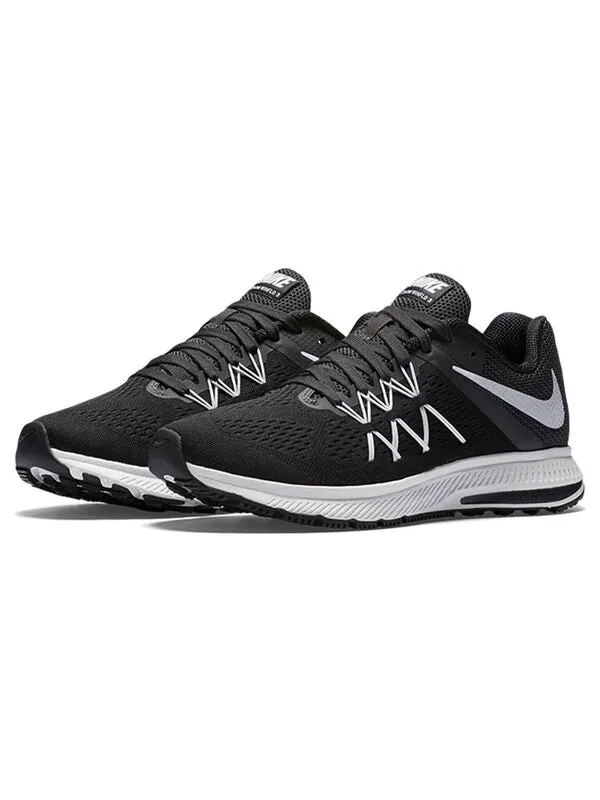 Кроссовки zoom winflo 3 Nike — изображение 3 из 4, черный/белый