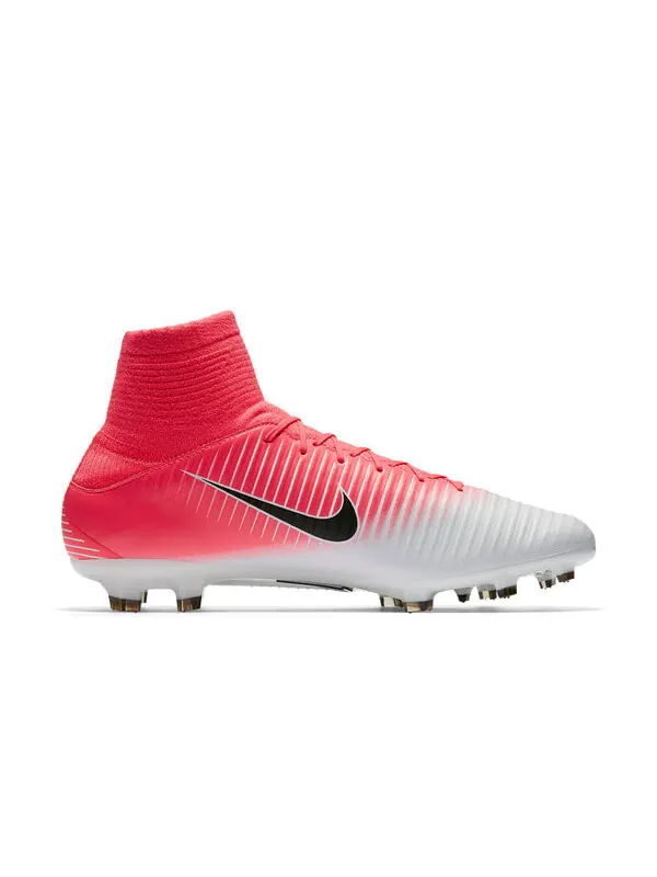 Кроссовки mercurial veloce 3 df fg 'racer pink' Nike — изображение 2 из 4, розовый/белый/черный
