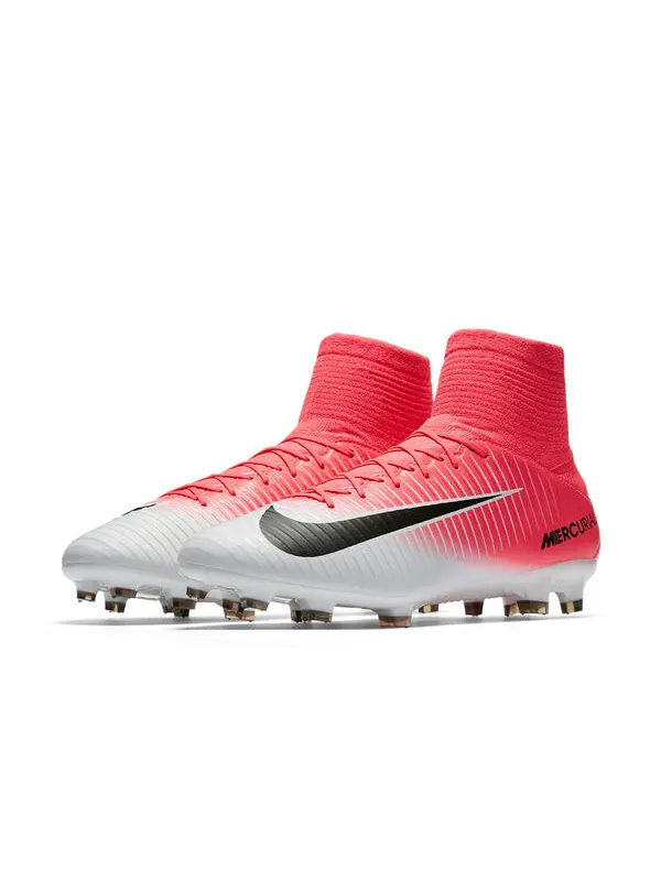 Кроссовки mercurial veloce 3 df fg 'racer pink' Nike — изображение 3 из 4, розовый/белый/черный