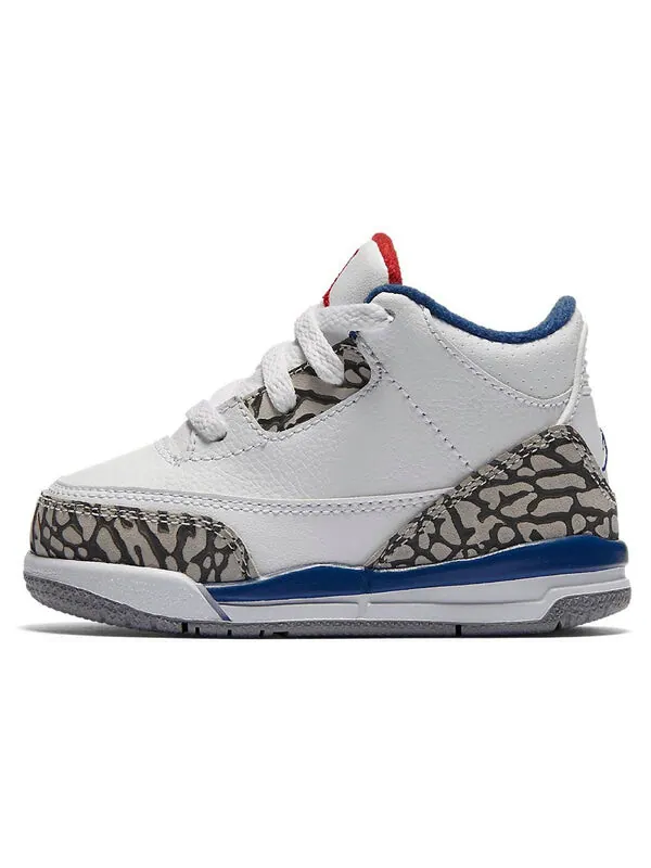 Кроссовки 3 ретро Air Jordan — изображение 2 из 2, белый/красный-синий
