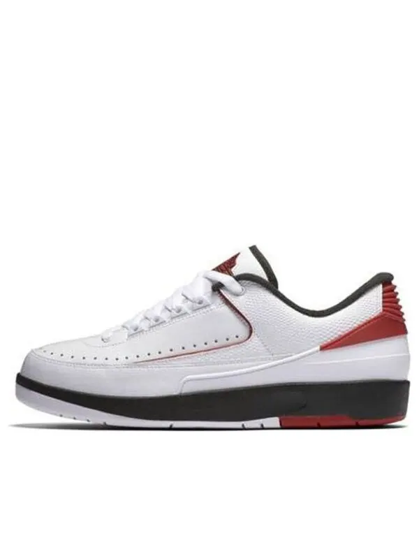 Кроссовки 2 ретро низкие Air Jordan — изображение 1 из 4, белый/красный-черный