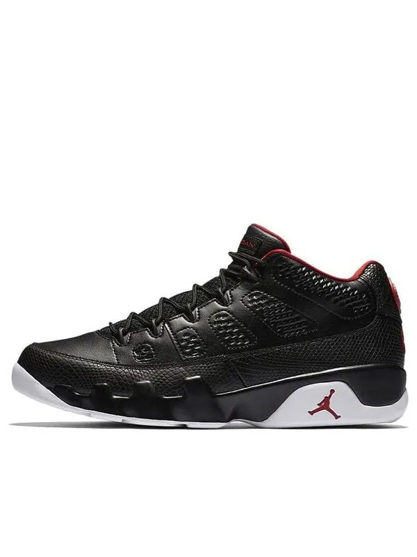 Кроссовки 9 ретро низкие Air Jordan — изображение 1 из 4, черный/красный-белый