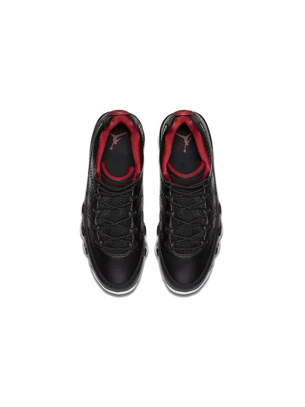 Кроссовки 9 ретро низкие Air Jordan — изображение 3 из 4, черный/красный-белый