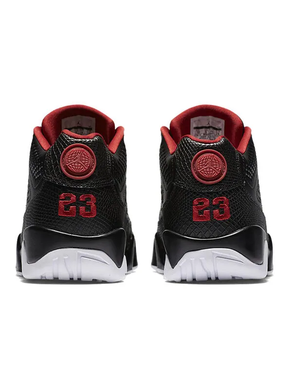 Кроссовки 9 ретро низкие Air Jordan — изображение 4 из 4, черный/красный-белый