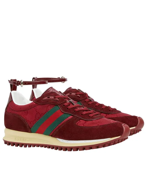 Кроссовки re-motion Gucci — изображение 2 из 4, бордовый