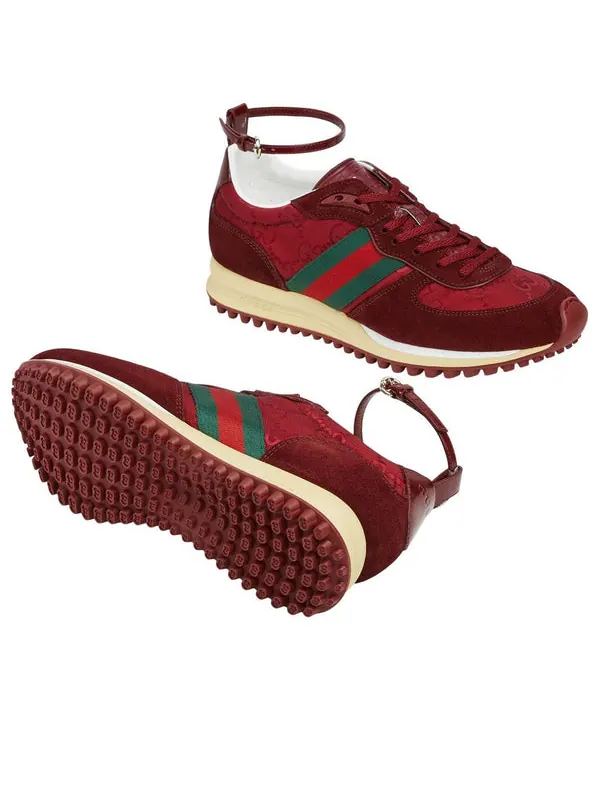 Кроссовки re-motion Gucci — изображение 3 из 4, бордовый