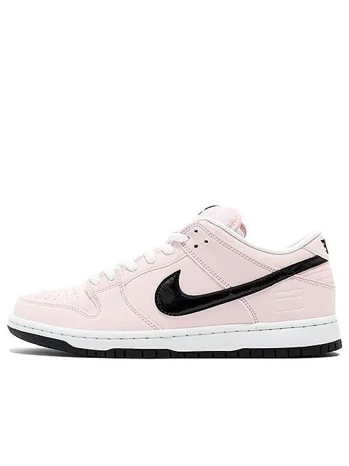 Кроссовки sb dunk low Nike — изображение 1 из 4, розовый/черный-белый