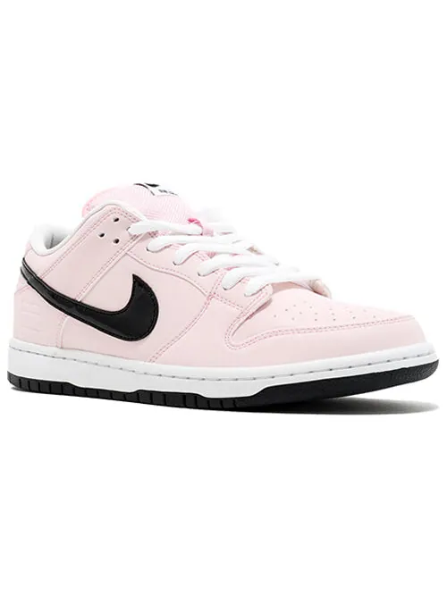 Кроссовки sb dunk low Nike — изображение 2 из 4, розовый/черный-белый