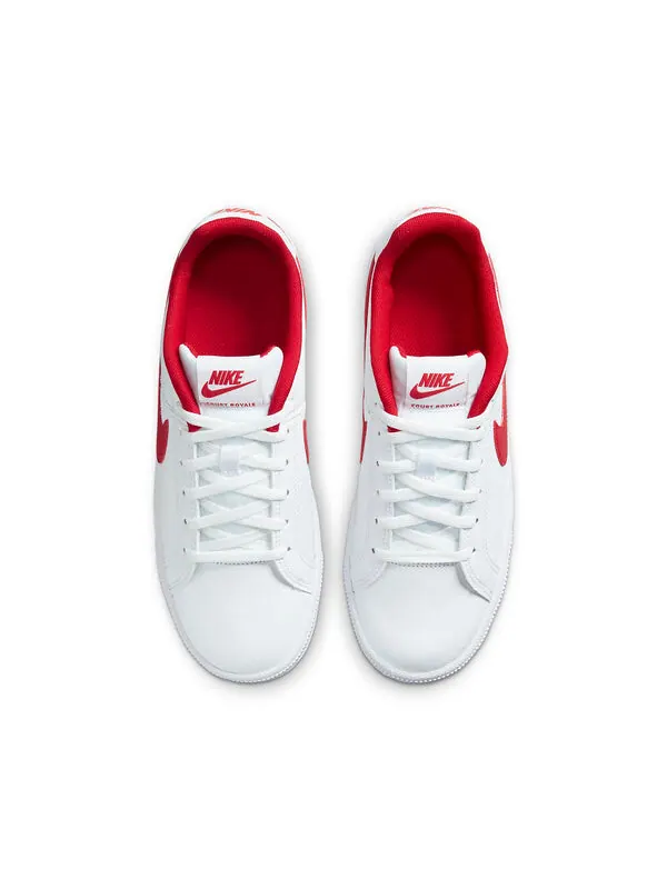 Кроссовки court royale низкие красные Nike — изображение 4 из 4, белый/красный