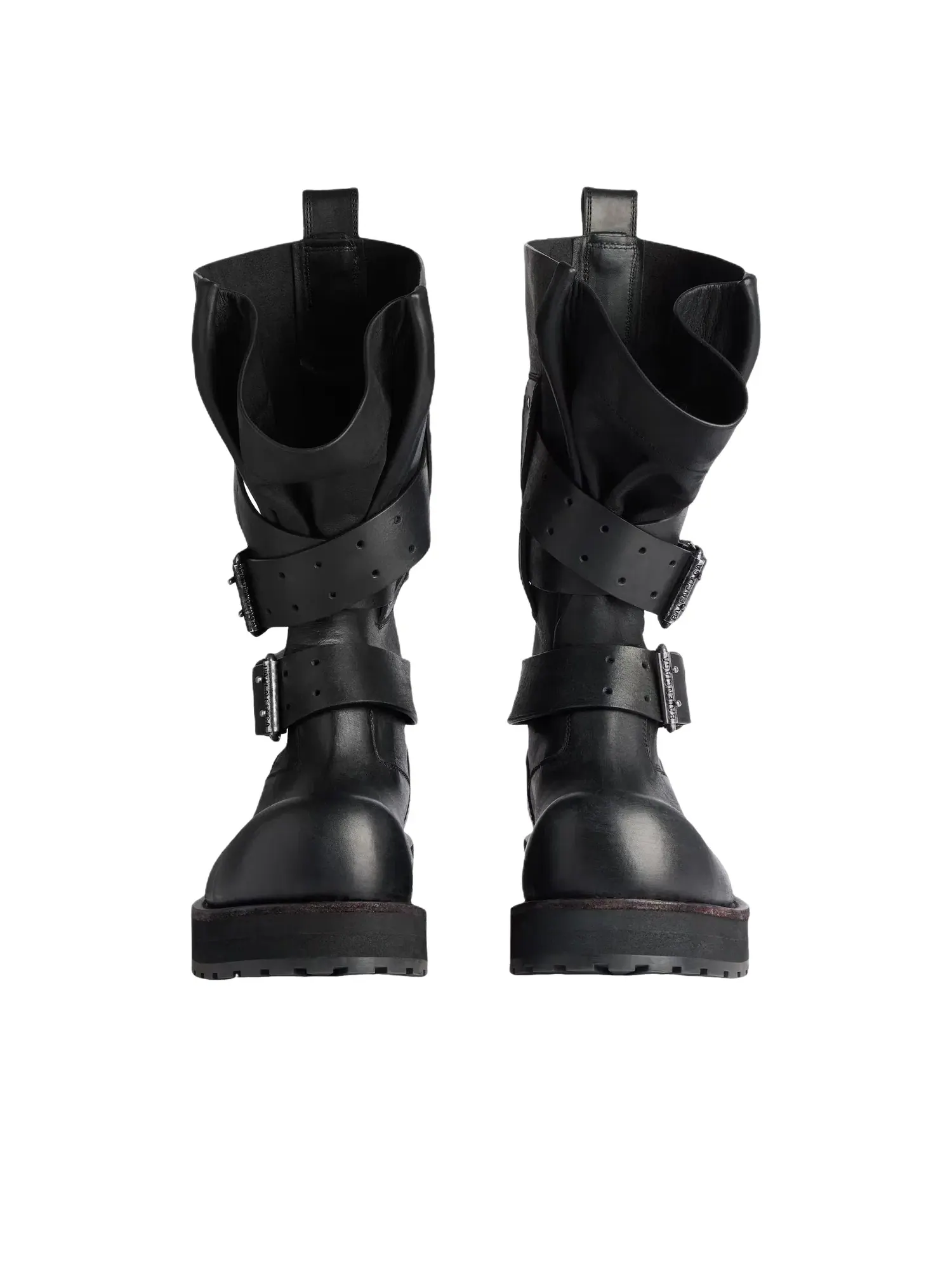 Женские сапоги с высоким верхом Balenciaga Venom High Boot — изображение 4 из 7, черный