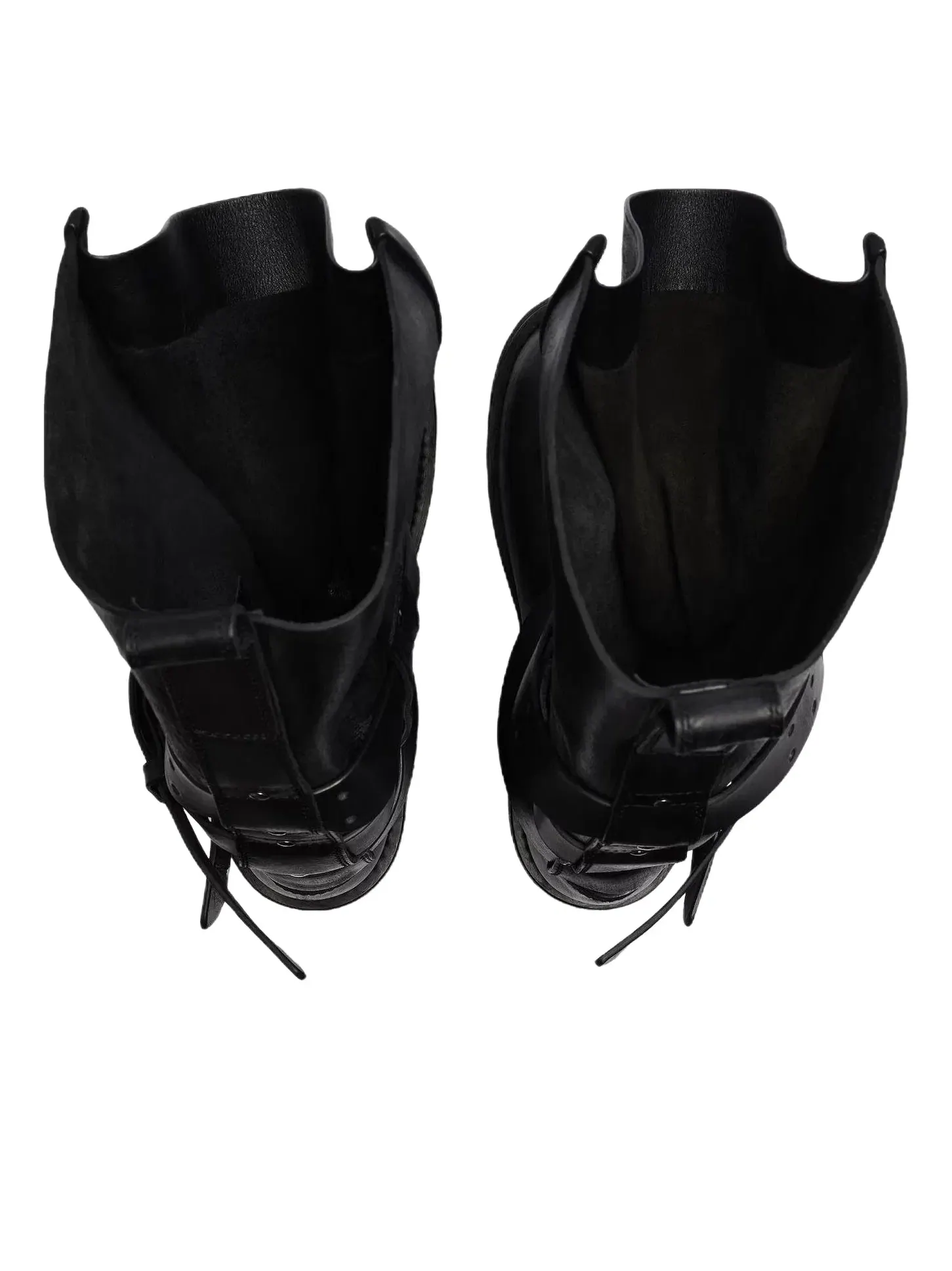 Женские сапоги с высоким верхом Balenciaga Venom High Boot — изображение 5 из 7, черный