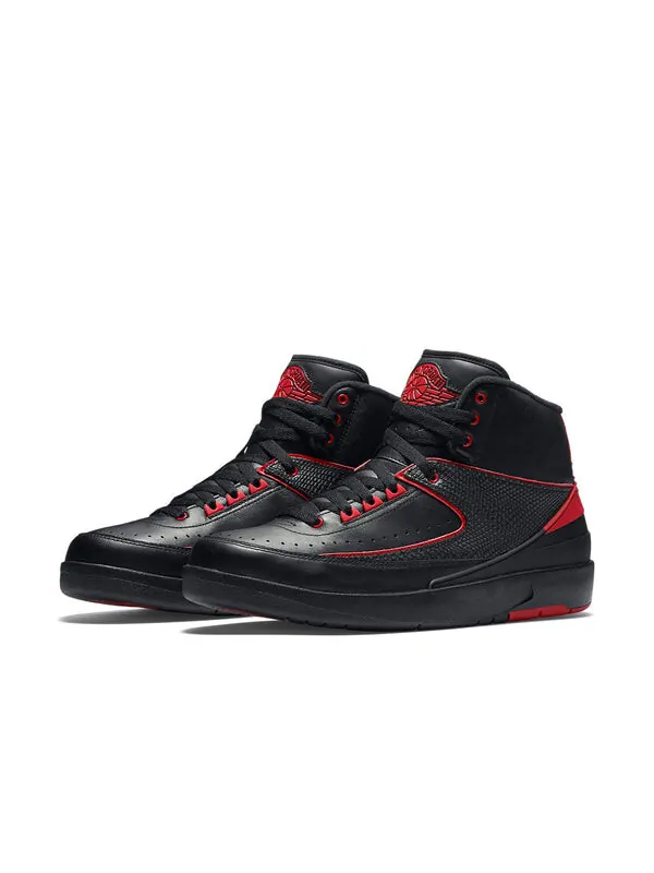 Кроссовки 2 ретро Air Jordan — изображение 3 из 4, черный/красный