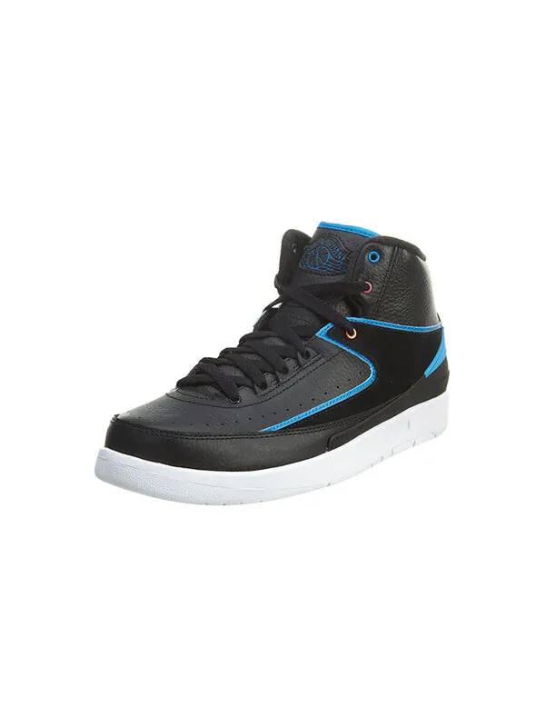 Кроссовки 2 ретро Air Jordan — изображение 2 из 4, черный/синий-белый