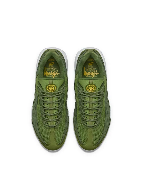 Кроссовки x stussy air max 95 Nike — изображение 3 из 4, оливковый