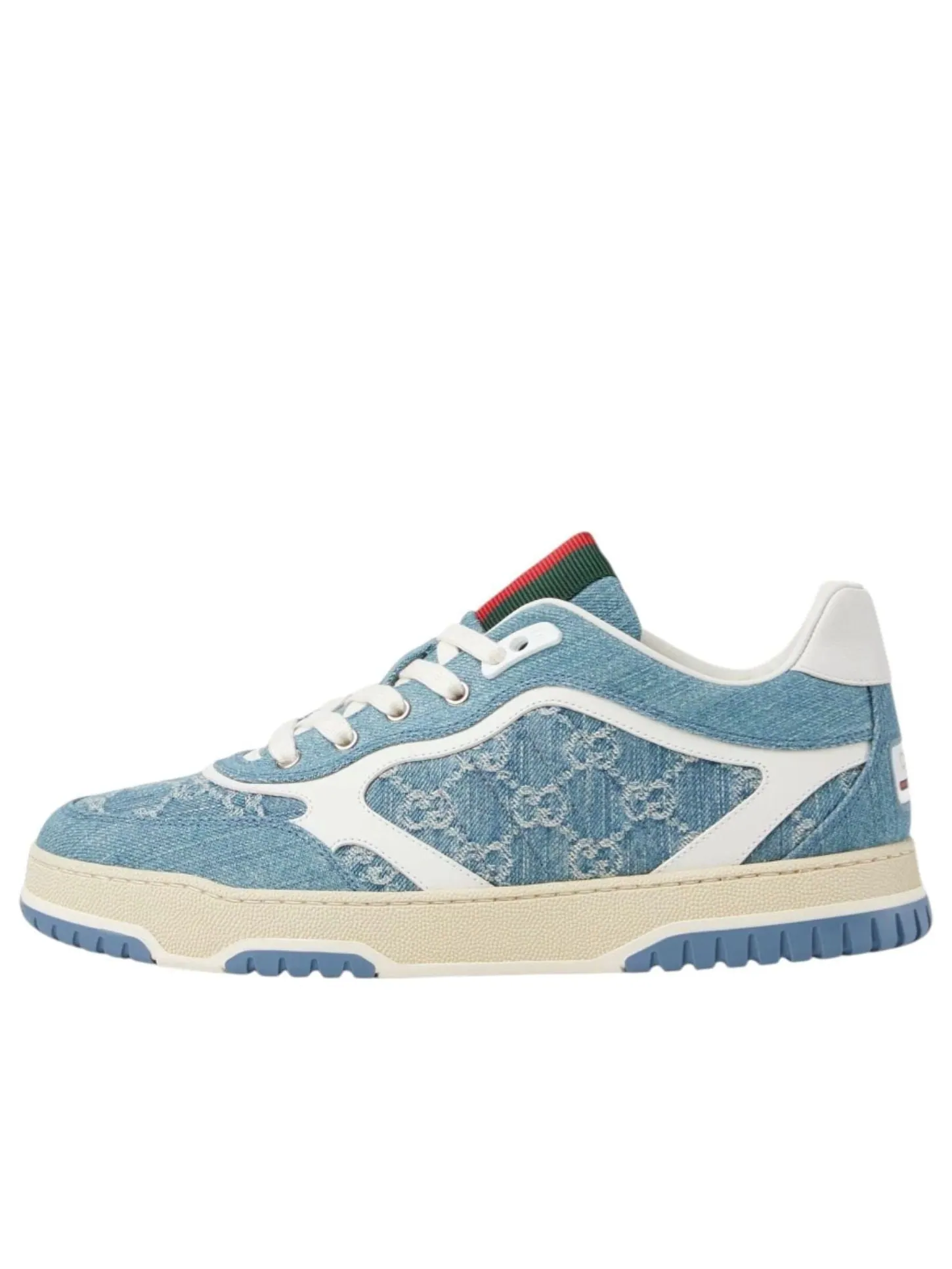 Кроссовки Gucci Re-Web GG Denim 'Light Blue' — изображение 1 из 5, синий