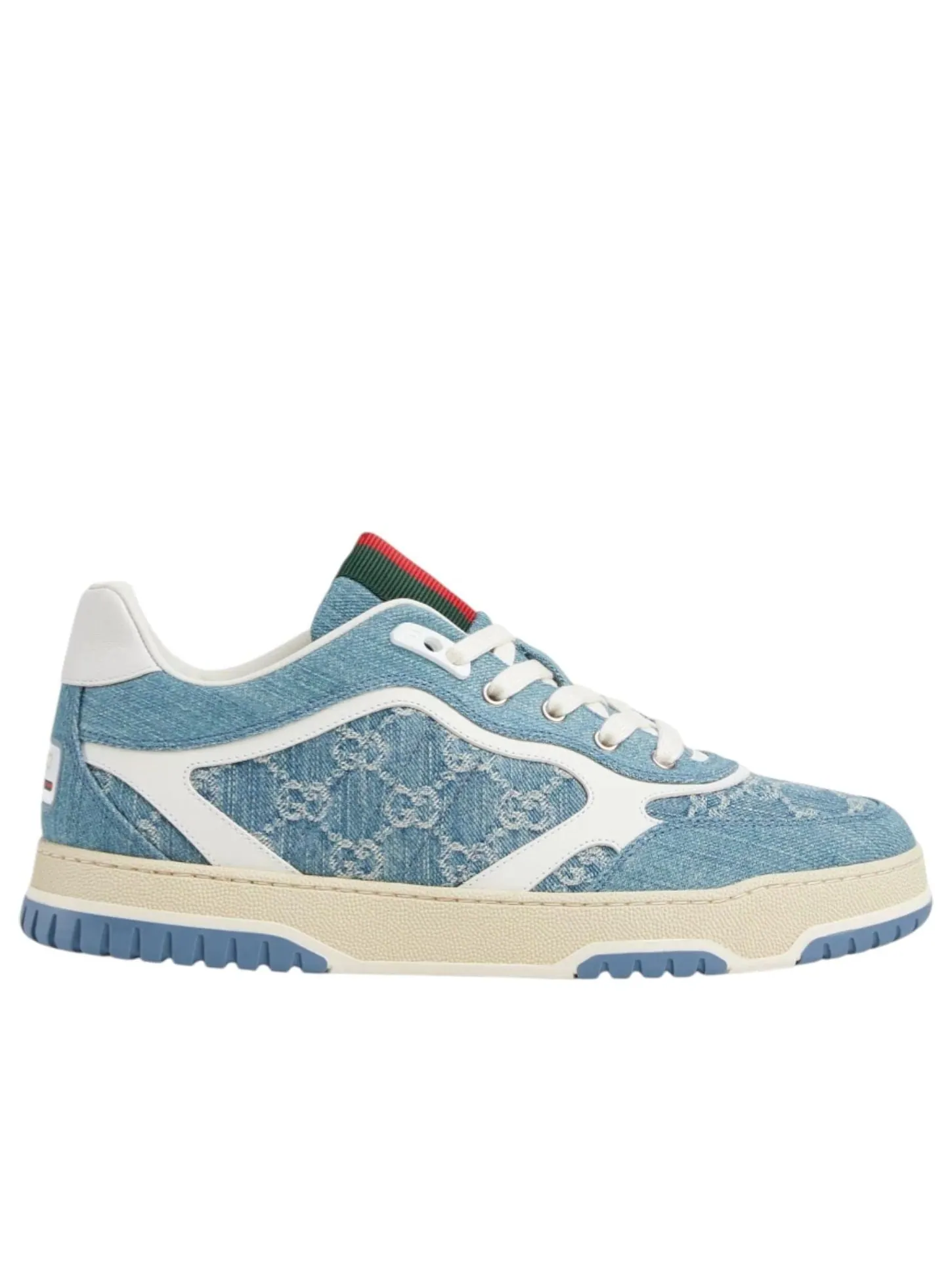 Кроссовки Gucci Re-Web GG Denim 'Light Blue' — изображение 5 из 5, синий