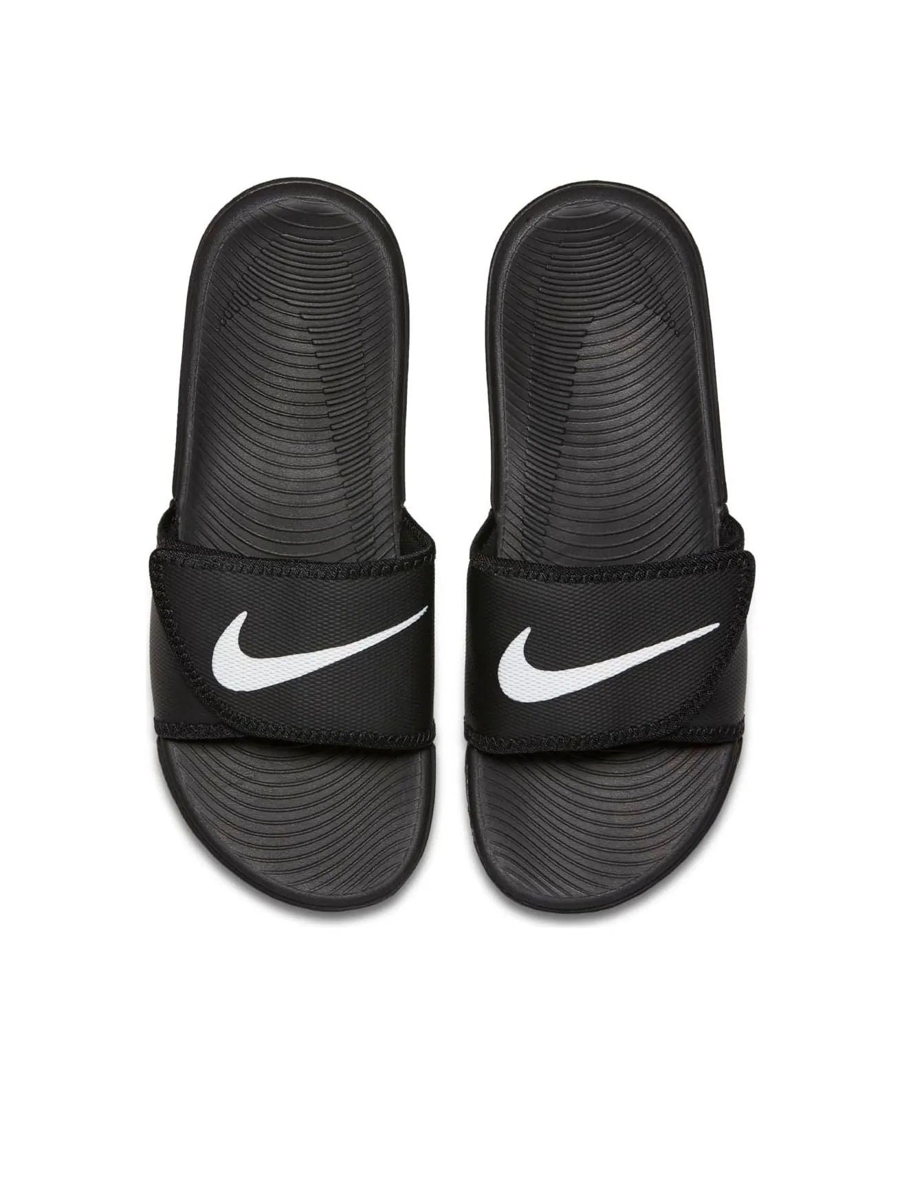 Шлепанцы Nike Kawa 'Black White' — изображение 2 из 4, черный/белый