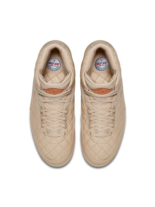 Кроссовки 2 retro x just don 'beach' Air Jordan — изображение 3 из 4, золотистый-красный