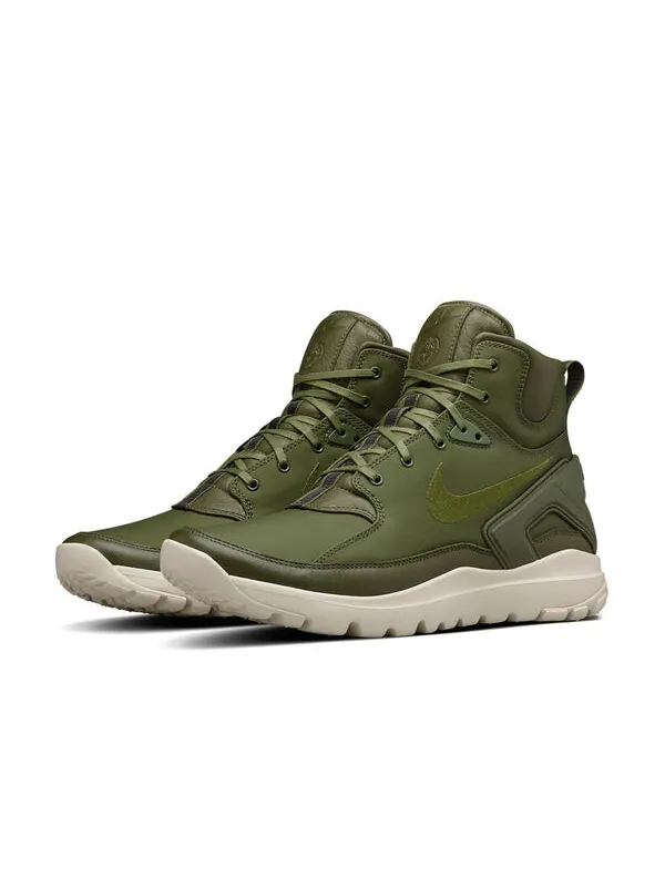 Кроссовки lab x stone island koth ultra mid 'rough green' Nike — изображение 3 из 4, зеленый