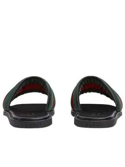 Шлепанцы Gucci 25 Interlocking G, цвет «Черный — изображение 5 из 5