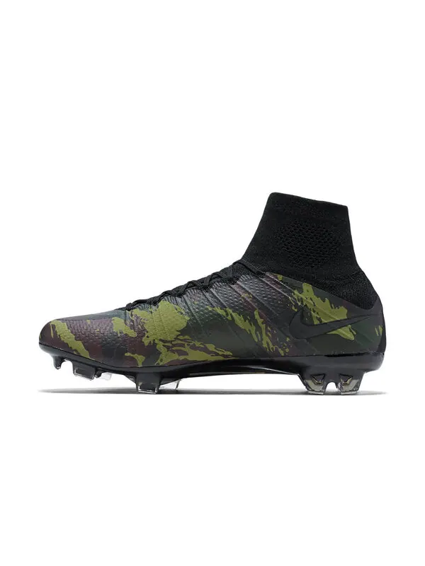 Кроссовки mercurial superfly se fg 'jungle camo' Nike — изображение 1 из 4, зеленый/черный
