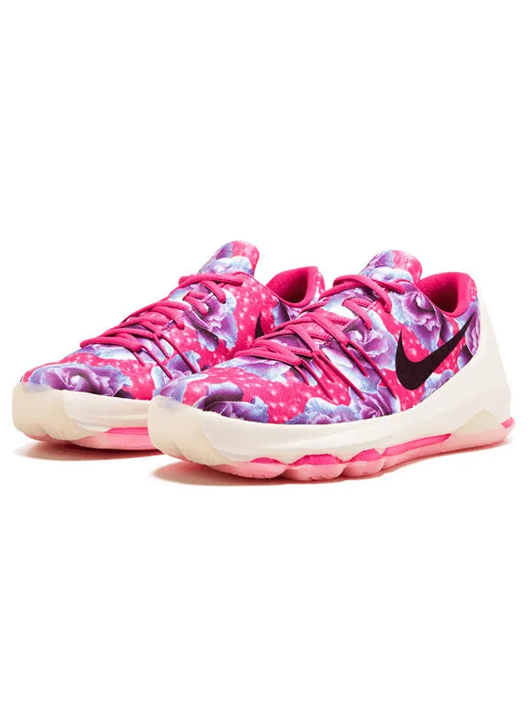 Кроссовки кд 8 Nike — изображение 2 из 4, розовый/зеленый/черный