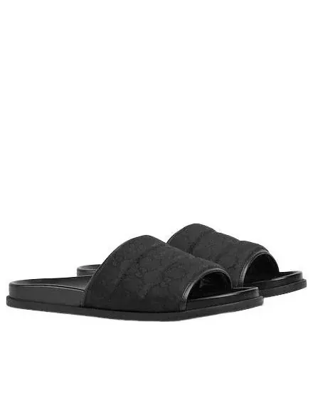 Шлепанцы Gucci 26 Slide 'Black' — изображение 2 из 6, черный