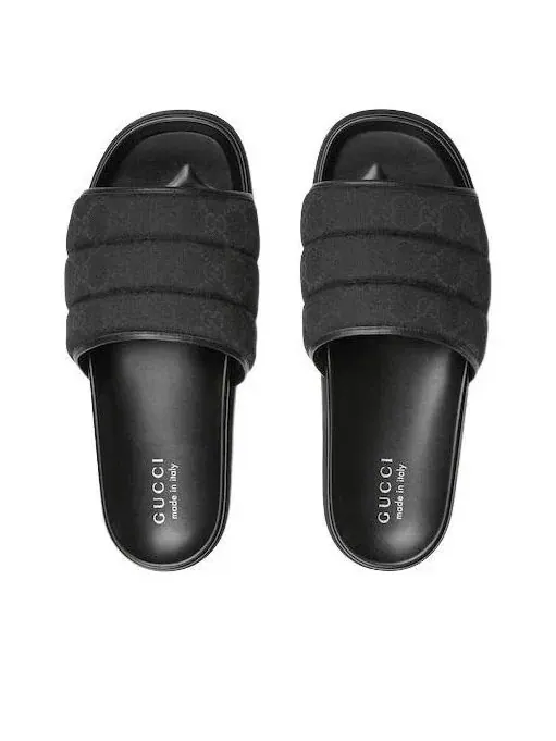 Шлепанцы Gucci 26 Slide 'Black' — изображение 3 из 6, черный