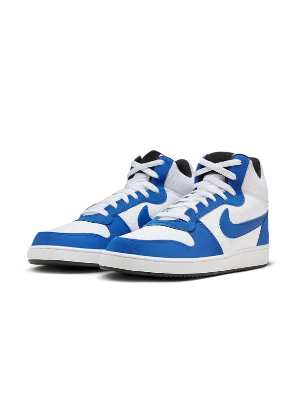 Кроссовки court borough mid 'white blue' Nike — изображение 3 из 4, белый/синий