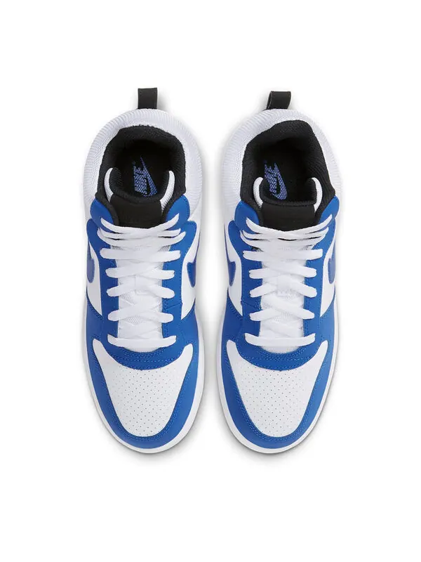 Кроссовки court borough mid 'white blue' Nike — изображение 4 из 4, белый/синий