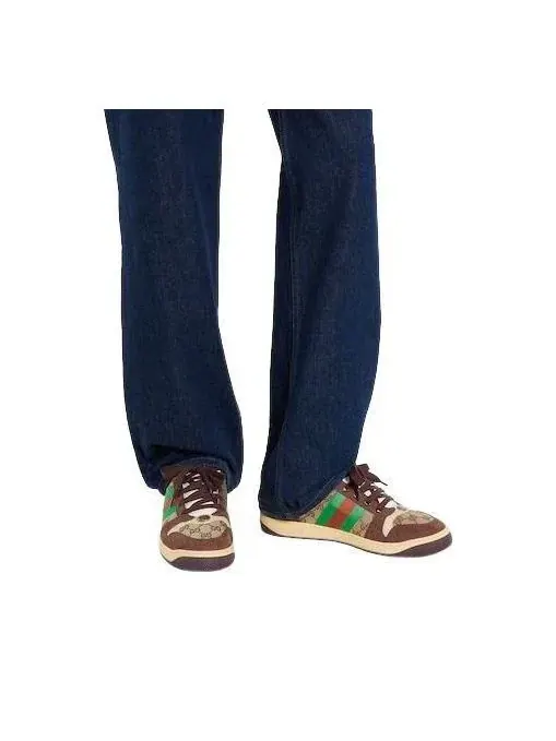 Кроссовки Gucci Screener 'Бежевый темно-коричневый' — изображение 6 из 6