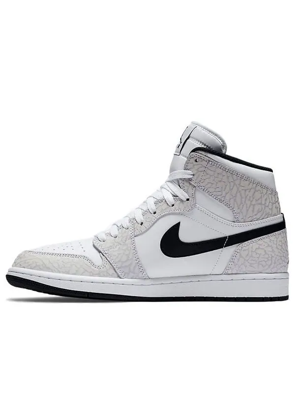 Кроссовки 1 ретро высокие Air Jordan — изображение 1 из 4, белый/белый-черный
