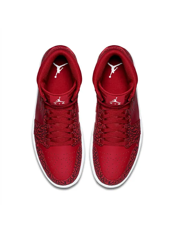 Кроссовки 1 ретро высокие Air Jordan — изображение 3 из 4, красный/белый-красный