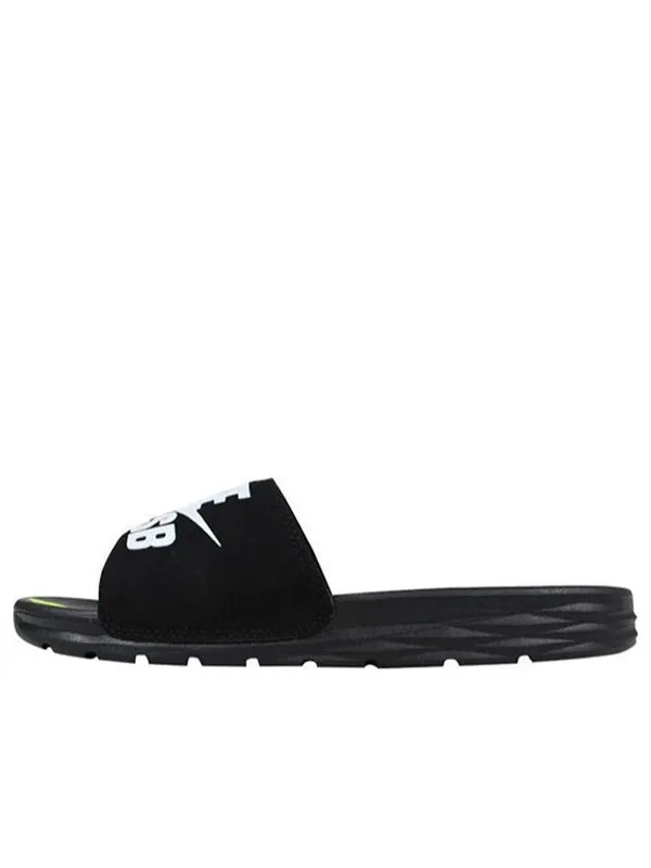 Тапочки men's sandals sports slippers 'black white' Nike — изображение 1 из 4, черный/белый